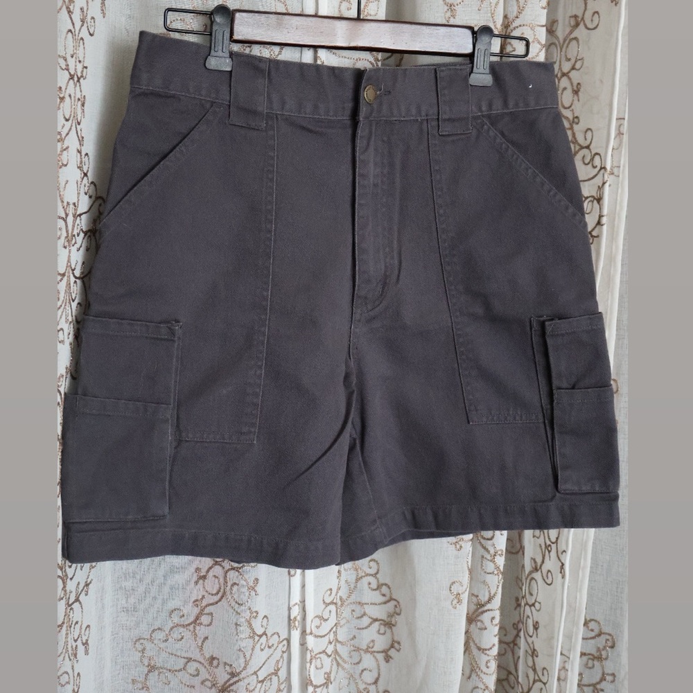 Women's Black Cargo Shorts